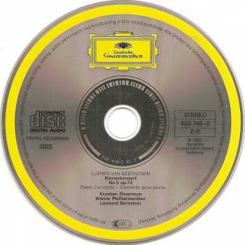 CD Ludwig van Beethoven: Klavierkonzert No. 5 »Emperor« Concerto