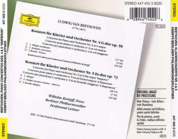 CD Ludwig van Beethoven: Klavierkonzerte Nos. 4 & 5 = Piano Concertos = Concertos Pour Piano