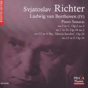 SACD Ludwig van Beethoven: Ludwig van Beethoven (IV) – Piano Sonatas No.3 Op.2/3 - No.7 Op.10/3 - No.12 Op.26 - No.22 Op.54 LTD