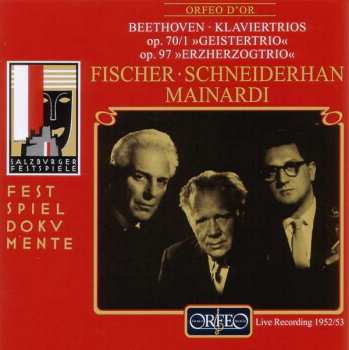 CD Ludwig van Beethoven: Klaviertrios Op.70/1 Geistertrio / Op.97 Erzherzogtrio