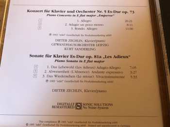 CD Ludwig van Beethoven: Piano Concerto No. 5 "Emperor", Piano Sonata Op. 81a "Les Adieux"