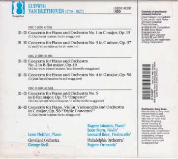 3CD Ludwig van Beethoven: The 5 Piano Concertos / Triple Concerto