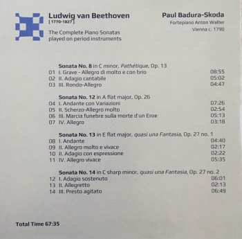 9CD/Doos Ludwig van Beethoven: The Complete Piano Sonatas Played On Period Instruments