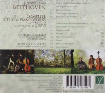 CD Ludwig van Beethoven: Complete Cello & Piano Works Vol. 2 (Sonatas Op. 17 & Op. 64)