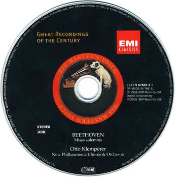 CD Ludwig van Beethoven: Missa Solemnis