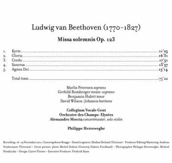 CD Ludwig van Beethoven: Missa Solemnis