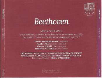 CD Ludwig van Beethoven: Missa Solemnis - Pour Solistes, Chœurs Et Orchestre En Ré Majeur, Op.123