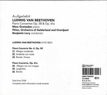CD Ludwig van Beethoven: Aufgelebt - Piano Concertos Op. 58 & Op. 61A