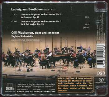 SACD Ludwig van Beethoven: Piano Concertos Nos. 1 & 2