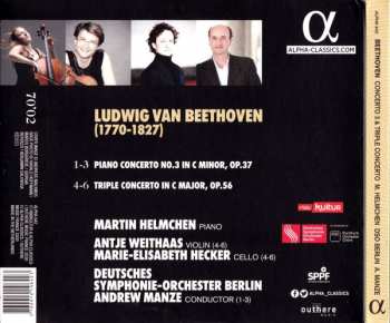 CD Ludwig van Beethoven: Piano Concerto 3, Triple Concerto