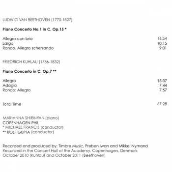 CD Ludwig van Beethoven: Piano Concerto No. 1 / Piano Concerto