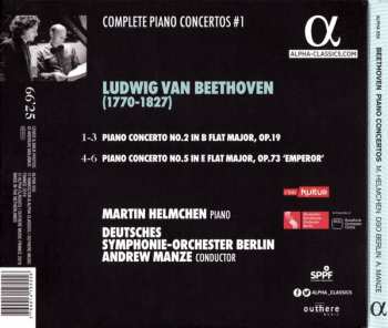 CD Ludwig van Beethoven: Piano Concertos 2 & 5 'Emperor'
