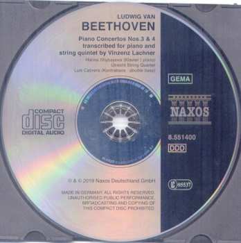 CD Ludwig van Beethoven: Piano Concertos Nos. 3 & 4