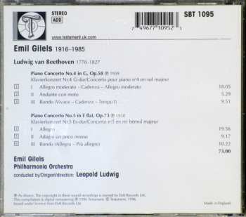 CD Ludwig van Beethoven: Piano Concertos Nos. 4 & 5