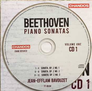 3CD Ludwig van Beethoven: Piano Sonatas 1