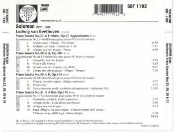 CD Ludwig van Beethoven: Piano Sonatas Nos.23 "Appassionata", 28, 30 & 31