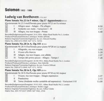 CD Ludwig van Beethoven: Piano Sonatas Nos.23 "Appassionata", 28, 30 & 31