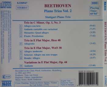 CD Ludwig van Beethoven: Piano Trios Volume 2