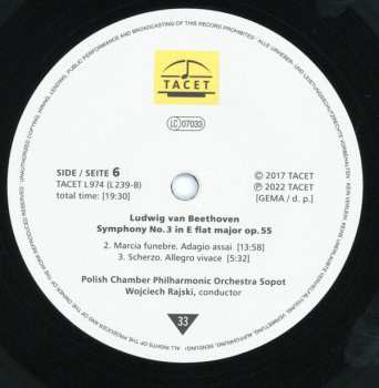 9LP/Doos Ludwig van Beethoven: TACET's Beethoven Symphonies (Symphonies Nos. 1-9 Complete Edition) LTD | NUM