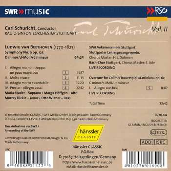 CD Ludwig van Beethoven: Symphony No. 9 Op. 125, Overture »Coriolan«, Op. 62
