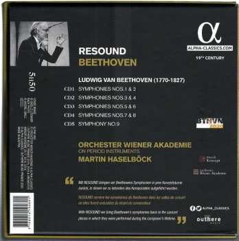 5CD/Doos Ludwig van Beethoven: ReSound Beethoven - Complete Symphonies