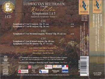 3SACD Ludwig van Beethoven: Revolution ∙ Symphonies 1 À 5 DIGI