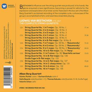 7CD/Doos Ludwig van Beethoven: The Complete String Quartets