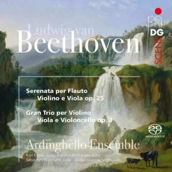 SACD Ludwig van Beethoven: Serenade Für Flöte, Violine, Viola Op.25