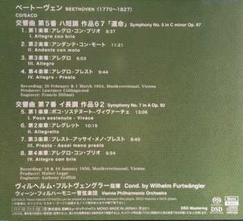 CD Ludwig van Beethoven: Sinfonien / Symphonies Nr 5 C Moll / In C Minor / En Ut Mineur, Op, 67 - Nr7 A-Dur / In A Major / En La Majeur, Op. 92  LTD