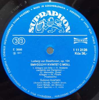 LP Ludwig van Beethoven: Smyčcové Kvintety
