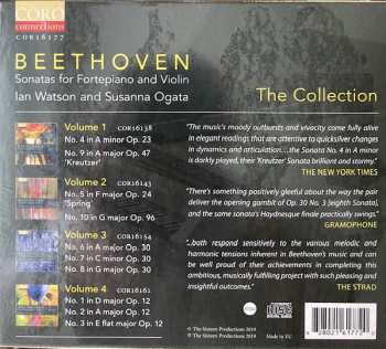 4CD/Doos Ludwig van Beethoven: Sonatas For Fortepiano And Violin Collection