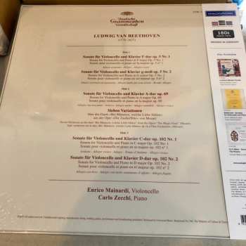 3LP/Doos Ludwig van Beethoven: Sonatas For Violoncello And Piano / Seven Variations On The Duet "Bei Männern, Welche Liebe Fühlen" From "The Magic Flute" (Mozart)