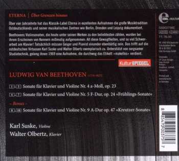 CD Ludwig van Beethoven: Sonate Für Klavier Und Violine A-moll Op.23 / Sonate Für Klavier Und Violine F-dur Op.24