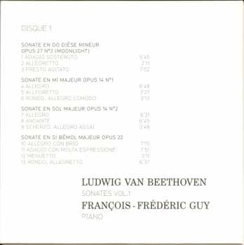 3CD/Doos Ludwig van Beethoven: Sonates Vol.1