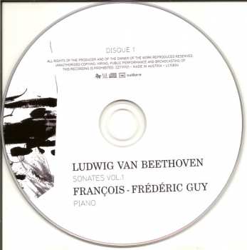 3CD/Doos Ludwig van Beethoven: Sonates Vol.1