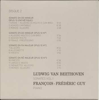 3CD/Doos Ludwig van Beethoven: Sonates Vol.1