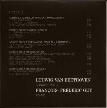 3CD/Doos Ludwig van Beethoven: Sonates Vol.2