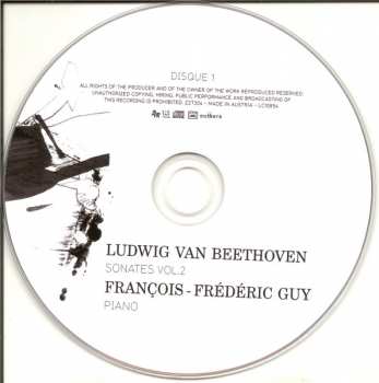 3CD/Doos Ludwig van Beethoven: Sonates Vol.2