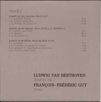 3CD/Doos Ludwig van Beethoven: Sonates Vol.2