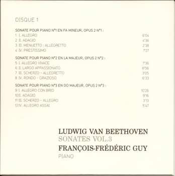 3CD/Doos Ludwig van Beethoven: Sonates Vol.3