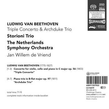 SACD Ludwig van Beethoven: Triple Concerto & Archduke Trio