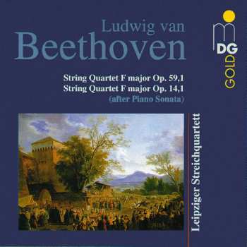 CD Ludwig van Beethoven: String Quartet F Major Op. 59,1: String Quartet F Major Op. 14,1 (After Piano Sonata)