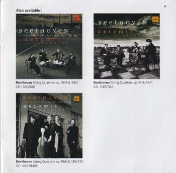 2CD Ludwig van Beethoven: String Quartets Op. 59/3 & Op. 132 – Op. 18/2 / Op. 131