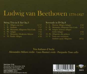 CD Ludwig van Beethoven: String Trio, Op. 3 ; Serenade, Op. 8