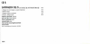 5CD/Doos Ludwig van Beethoven: Symphonies 1-9 LTD