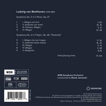 SACD Ludwig van Beethoven: Symphonies 5 & 6 DIGI