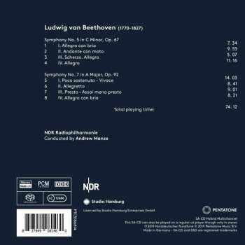 SACD Ludwig van Beethoven: Symphonies 5 & 7