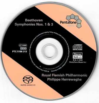 SACD Ludwig van Beethoven: Symphonies Nos. 1 & 3