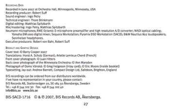 SACD Ludwig van Beethoven: Symphonies Nos. 1 & 6