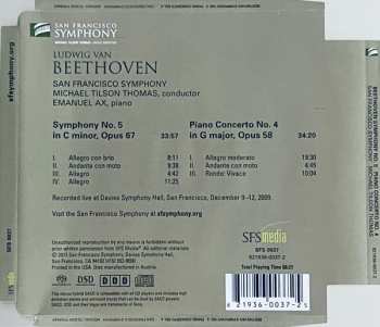 SACD Ludwig van Beethoven: Symphony No. 5, Piano Concerto No. 4